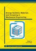 Gurova |  Energy Systems, Materials and Designing in Mechanical Engineering | Buch |  Sack Fachmedien