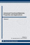 Inamuddin / Al-Ahmed |  Advanced Functional Materials: Properties and Applications, Vol. I | Buch |  Sack Fachmedien