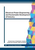 Shasidharan / Irwanto / Mokhzaini Azizan |  Electrical Power Engineering and Sustainable Development of Industry | Buch |  Sack Fachmedien