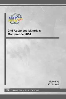 Noorsal | 2nd Advanced Materials Conference 2014 | Buch | 978-3-03835-694-3 | sack.de