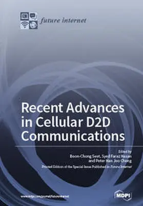  Recent Advances in Cellular D2D Communications | Buch |  Sack Fachmedien