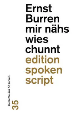 Burren |  mir nähs wies chunnt | Buch |  Sack Fachmedien