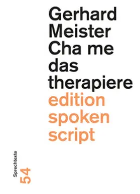 Meister |  Cha me das therapiere | Buch |  Sack Fachmedien