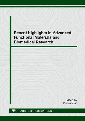 Yuan |  Recent Highlights in Advanced Functional Materials and Biomedical Research | Sonstiges |  Sack Fachmedien