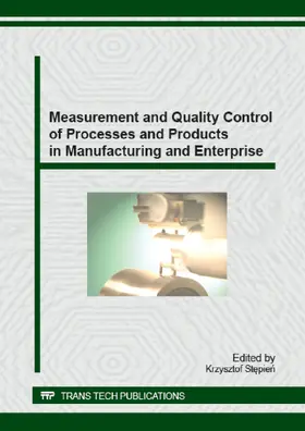 Stepien | Measurement and Quality Control of Processes and Products in Manufacturing and Enterprise | Sonstiges | 978-3-03859-090-3 | sack.de