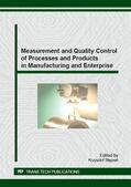 Stepien |  Measurement and Quality Control of Processes and Products in Manufacturing and Enterprise | Sonstiges |  Sack Fachmedien