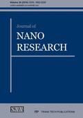  Journal of Nano Research Vol. 28 | Sonstiges |  Sack Fachmedien