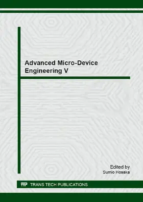 Hosaka | Advanced Micro-Device Engineering V | Sonstiges | 978-3-03859-242-6 | sack.de