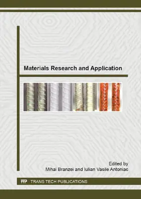 Branzei / Antoniac |  Materials Research and Application | Sonstiges |  Sack Fachmedien