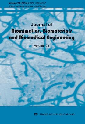 Journal of Biomimetics, Biomaterials and Biomedical Engineering Vol. 23 | Sonstiges | 978-3-03859-284-6 | sack.de