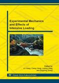 Wang / Zhang |  Experimental Mechanics and Effects of Intensive Loading | Sonstiges |  Sack Fachmedien