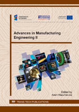 Mazurkiewicz |  Advances in Manufacturing Engineering II | Sonstiges |  Sack Fachmedien