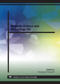 Pinwanich |  Materials Science and Technology VIII | Sonstiges |  Sack Fachmedien