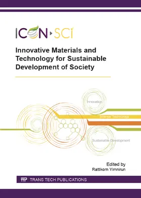 Yimnirun |  Innovative Materials and Technology for Sustainable Development of Society | Sonstiges |  Sack Fachmedien
