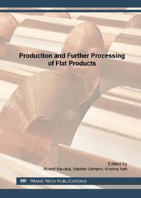 Kawalla / Ullmann / Neh | Production and Further Processing of Flat Products | Sonstiges | 978-3-03859-406-2 | sack.de