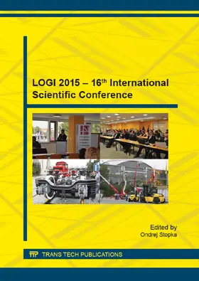 Stopka |  LOGI 2015 ? 16th International Scientific Conference | Sonstiges |  Sack Fachmedien
