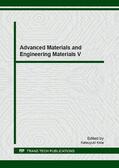 Kida |  Advanced Materials and Engineering Materials V | Sonstiges |  Sack Fachmedien