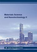 Kang / Gong / Li |  Materials Science and Nanotechnology II | Sonstiges |  Sack Fachmedien
