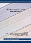 Azhan / Azman / Hassan |  Main Tendencies in Applied Materials Science | Sonstiges |  Sack Fachmedien