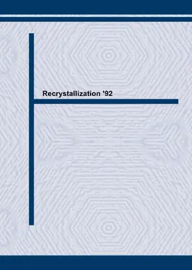 Fuentes / Sevillano | Recrystallization '92 | Sonstiges | 978-3-03859-785-8 | sack.de
