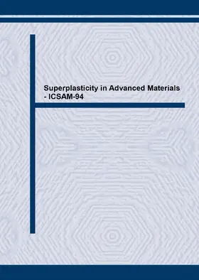 Langdon | Superplasticity in Advanced Materials - ICSAM-94 | Sonstiges | 978-3-03859-807-7 | sack.de