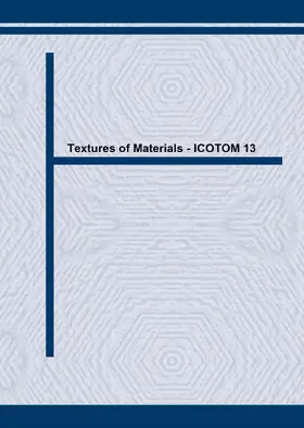 Lee | Textures of Materials - ICOTOM 13 | Sonstiges | 978-3-03859-890-9 | sack.de