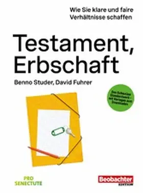 Studer / Fuhrer |  Testament, Erbschaft | eBook | Sack Fachmedien