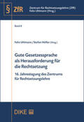 Uhlmann / Höfler |  Gute Gesetzessprache als Herausforderung für die Rechtsetzung | Buch |  Sack Fachmedien