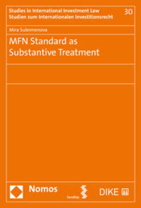 Suleimenova | MFN Standard as Substantive Treatment | Buch | 978-3-03891-113-5 | sack.de