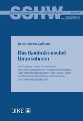 Zollinger | Das (kaufmännische) Unternehmen | Buch | 978-3-03891-130-2 | sack.de