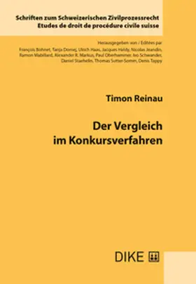 Reinau | Der Vergleich im Konkursverfahren | Buch | 978-3-03891-240-8 | www.sack.de
