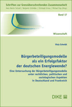 Schmidt | Bürgerbeteiligungsmodelle als ein Erfolgsfaktor der deutschen Energiewende? | Buch | 978-3-03891-256-9 | sack.de