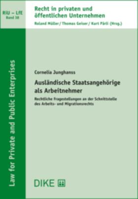 Junghanss | Ausländische Staatsangehörige als Arbeitnehmer | Buch | 978-3-03891-284-2 | sack.de