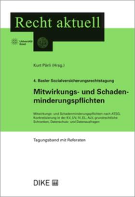 Pärli | 4. Basler Sozialversicherungsrechtstagung | Buch | 978-3-03891-310-8 | sack.de