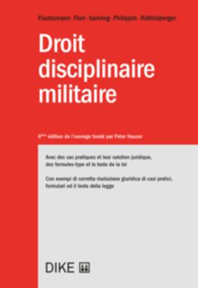 Flachsmann / Fluri / Isenring |  Droit disciplinaire militaire | Buch |  Sack Fachmedien