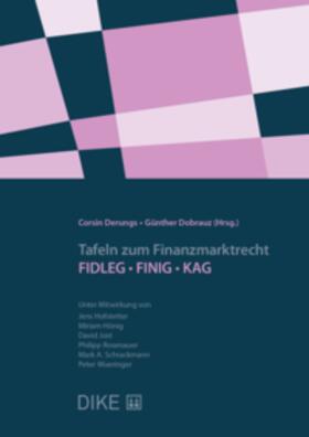 Derungs / Dobrauz / Hofstetter | Tafeln zum Finanzmarktrecht: FIDLEG/FINIG/KAG | Buch | 978-3-03891-327-6 | sack.de