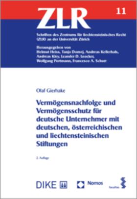 Gierhake | Vermögensnachfolge und Vermögensschutz für deutsche Unternehmer mit deutschen, österreichischen und liechtensteinischen Stiftungen | Buch | 978-3-03891-346-7 | sack.de