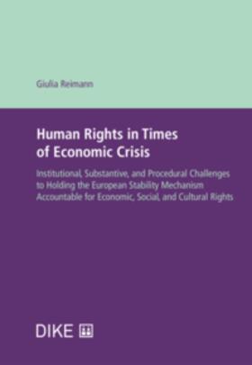 Reimann | Human Rights in Times of Economic Crisis | Buch | 978-3-03891-375-7 | sack.de