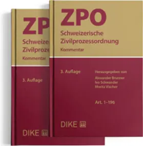 Brunner / Schwander / Vischer |  Schweizerische Zivilprozessordnung (ZPO) | Buch |  Sack Fachmedien