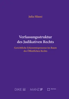 Hänni |  Verfassungsstruktur des Judikativen Rechts | Buch |  Sack Fachmedien