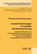 Zimmermann |  Zusatzversicherungen zur sozialen Krankenversicherung | Buch |  Sack Fachmedien