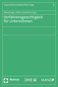 Schumann / Soyer |  Verfahrensgerechtigkeit für Unternehmen (Band 3) | Buch |  Sack Fachmedien