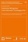 Holzer |  Inhärente Befugnisse internationaler Schiedsgerichte | Buch |  Sack Fachmedien
