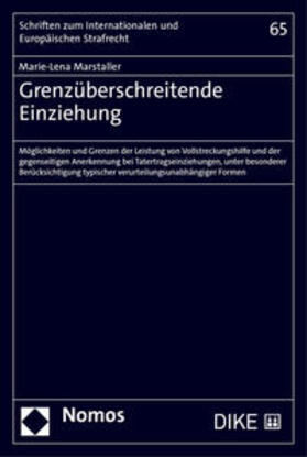 Marstaller | Grenzüberschreitende Einziehung | Buch | 978-3-03891-508-9 | sack.de