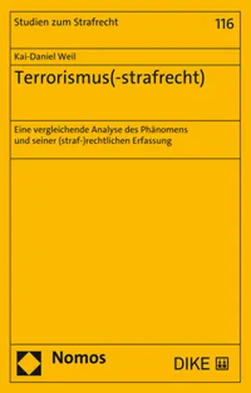 Weil |  Terrorismus(-strafrecht) | Buch |  Sack Fachmedien