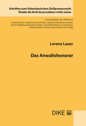 Lauer | Das Anwaltshonorar | Buch | 978-3-03891-560-7 | sack.de
