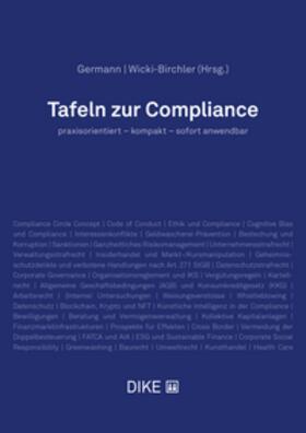 Germann / Wicki-Birchler / Bianchi |  Tafeln zur Compliance | Buch |  Sack Fachmedien