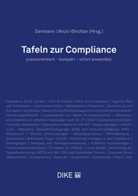 Germann / Wicki-Birchler / Bianchi |  Tafeln zur Compliance | Buch |  Sack Fachmedien