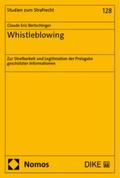 Bertschinger |  Whistleblowing | Buch |  Sack Fachmedien