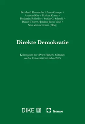 Ehrenzeller / Gamper / Kley |  Direkte Demokratie | Buch |  Sack Fachmedien